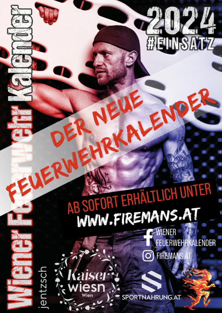 Firemans Feuerwehrkalender 2024 Berufsfeuerwehr Wien